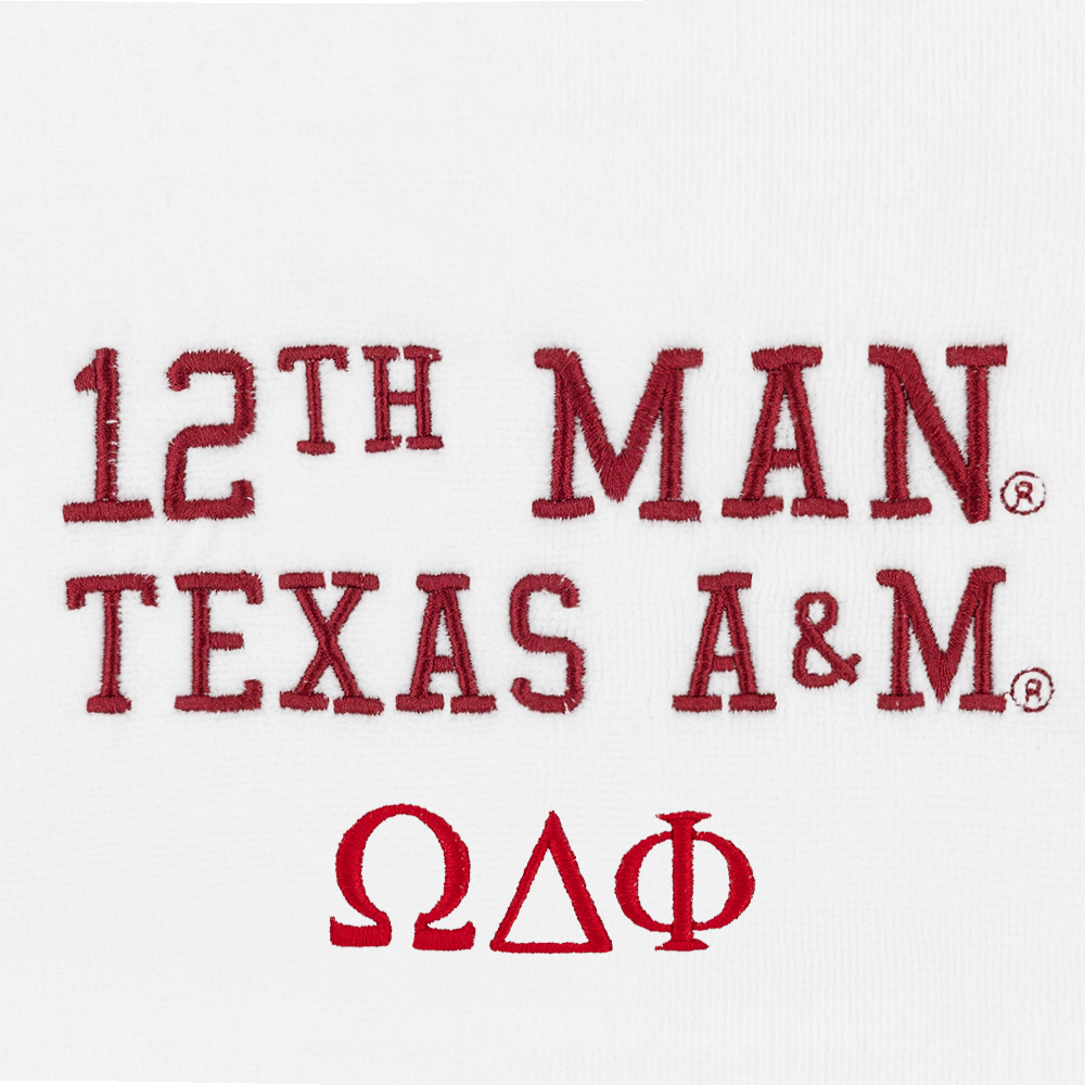 Texas A&M Omega Delta Phi 12th Man Towel