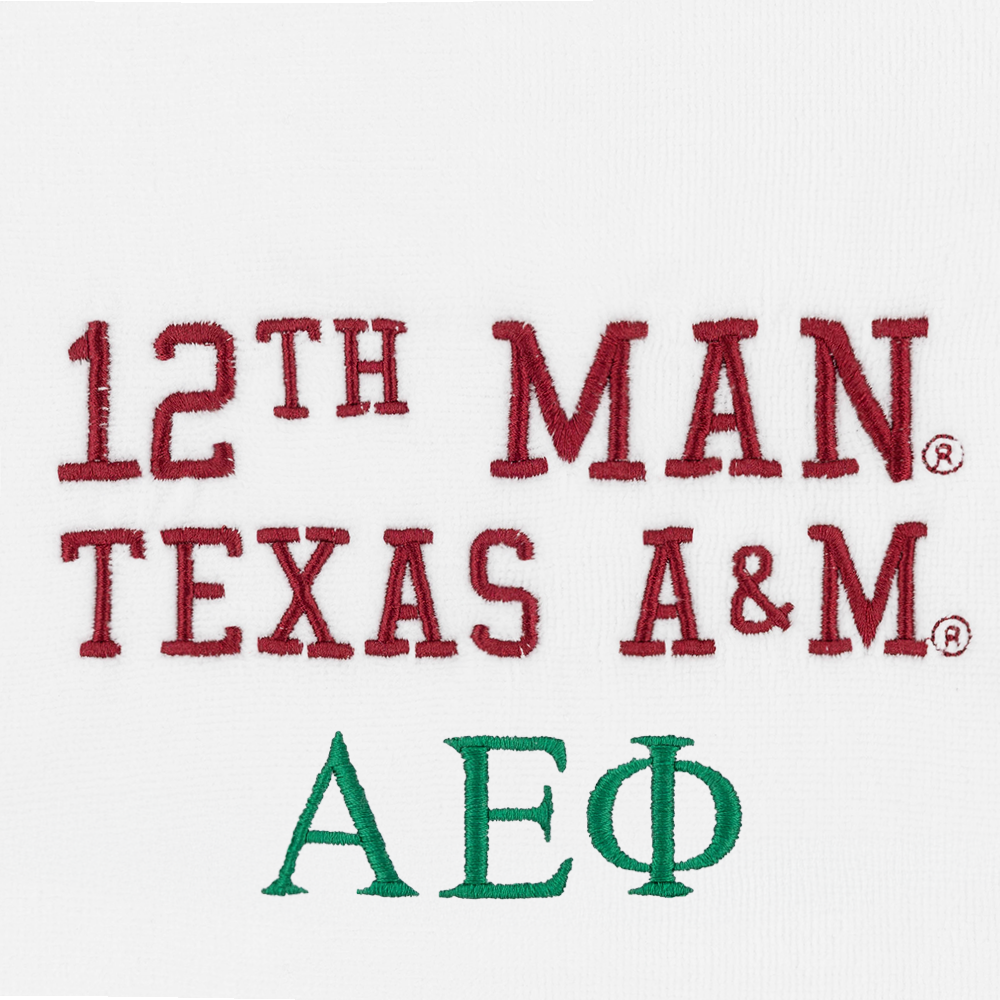 Texas A&M Alpha Epsilon Phi 12th Man Towel