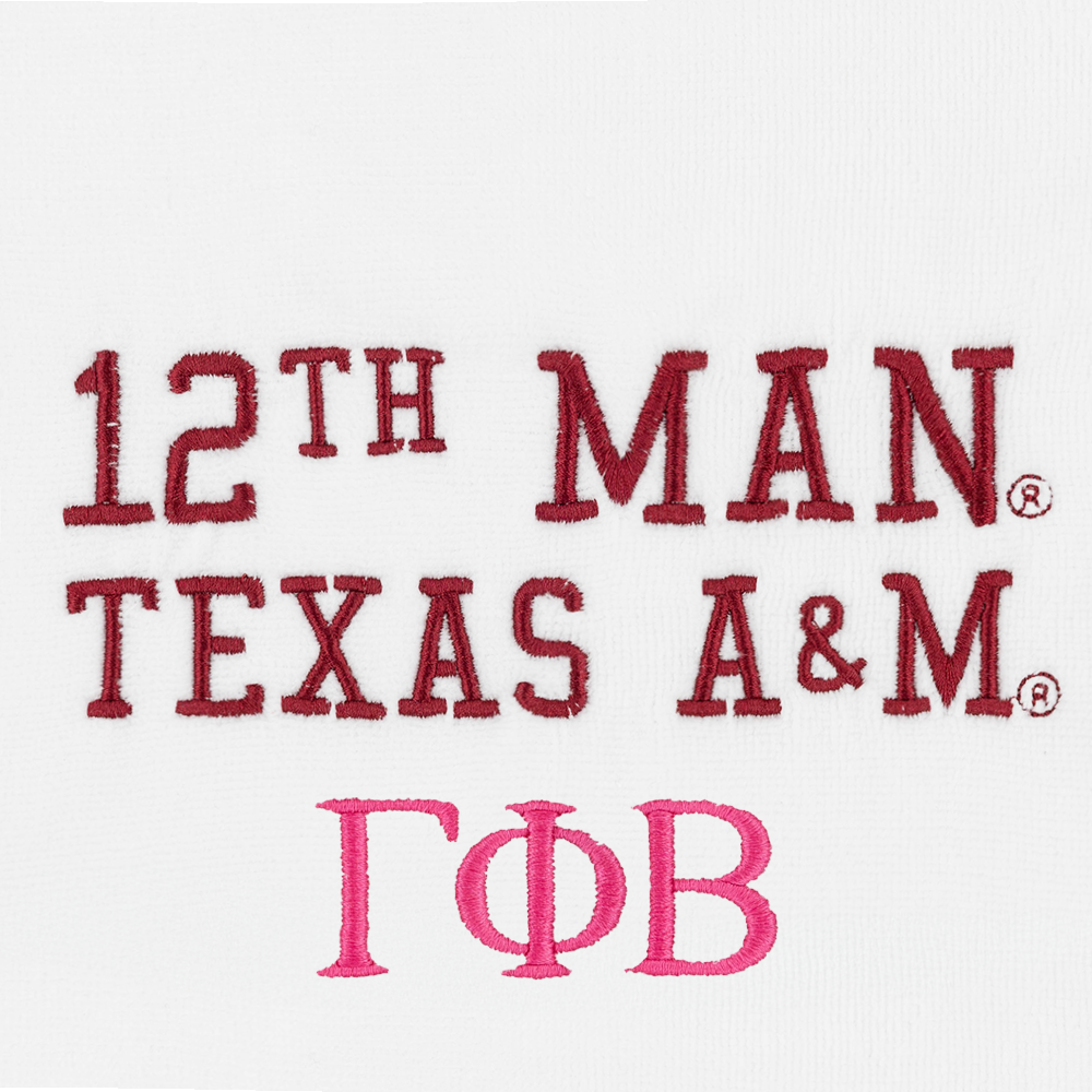 Texas A&M Gamma Phi Beta 12th Man Towel
