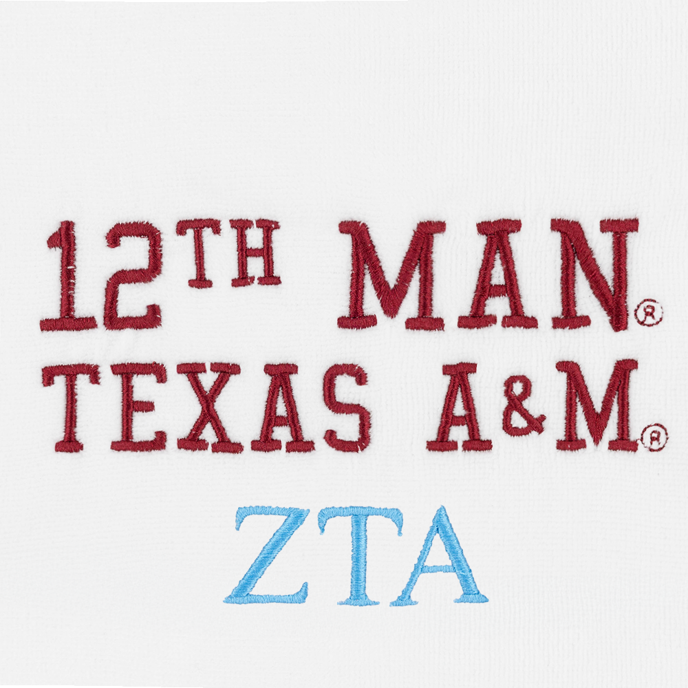 Texas A&M Zeta Tau Alpha 12th Man Towel