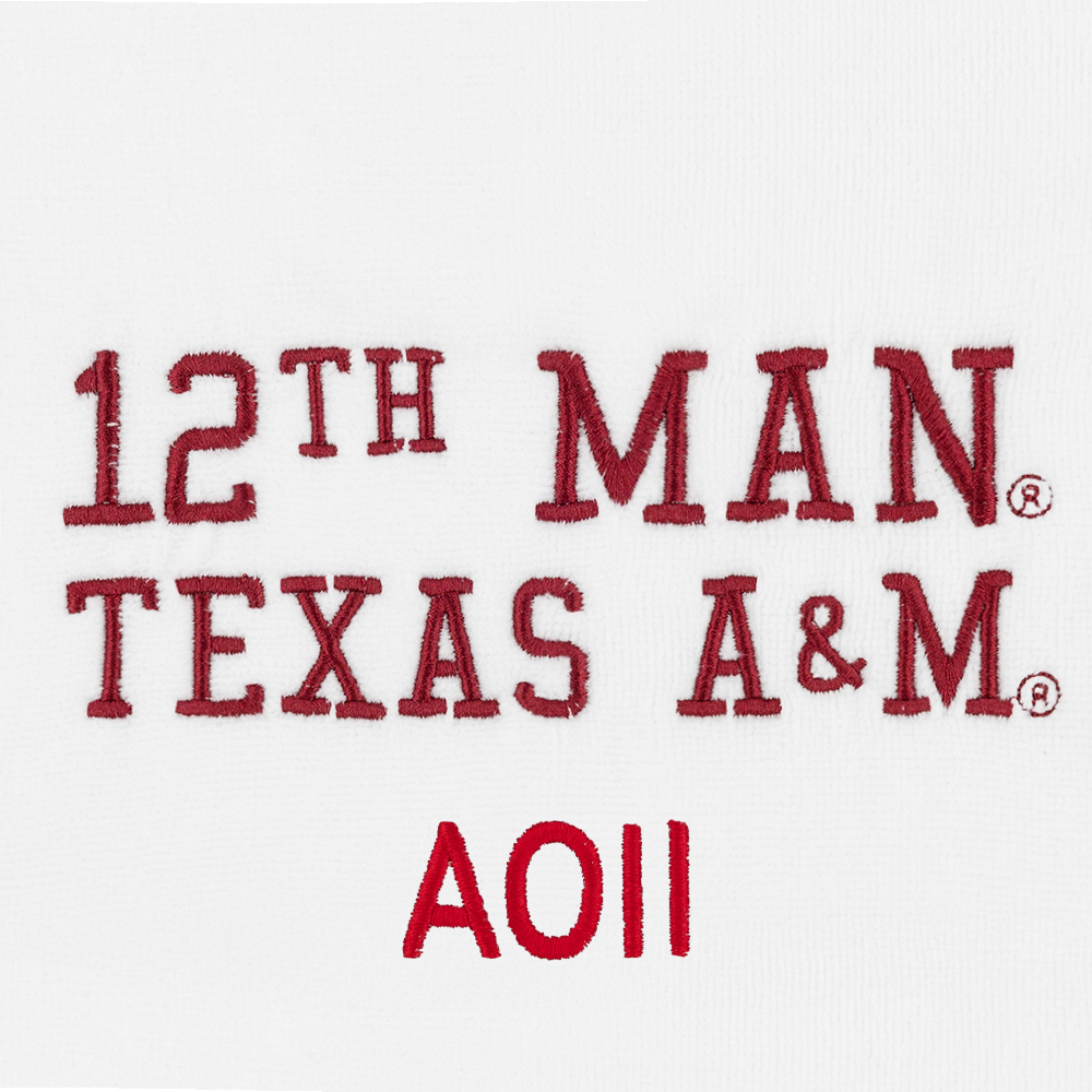 Texas A&M Alpha Omicron Pi 12th Man Towel