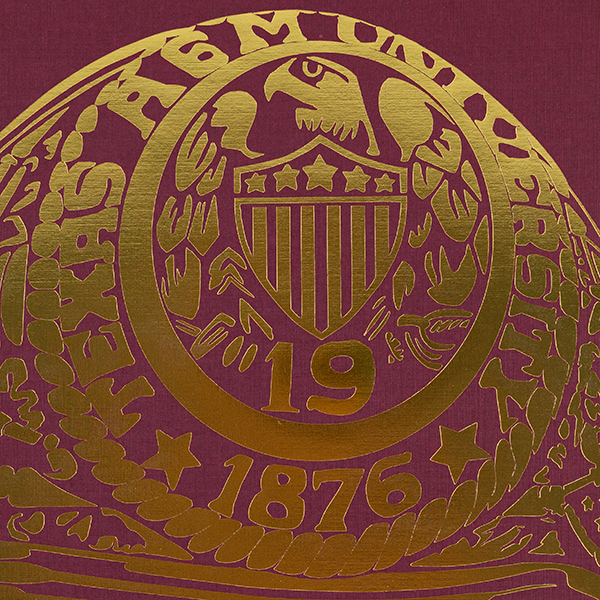 2019 Maroon Ring Print 12x18in