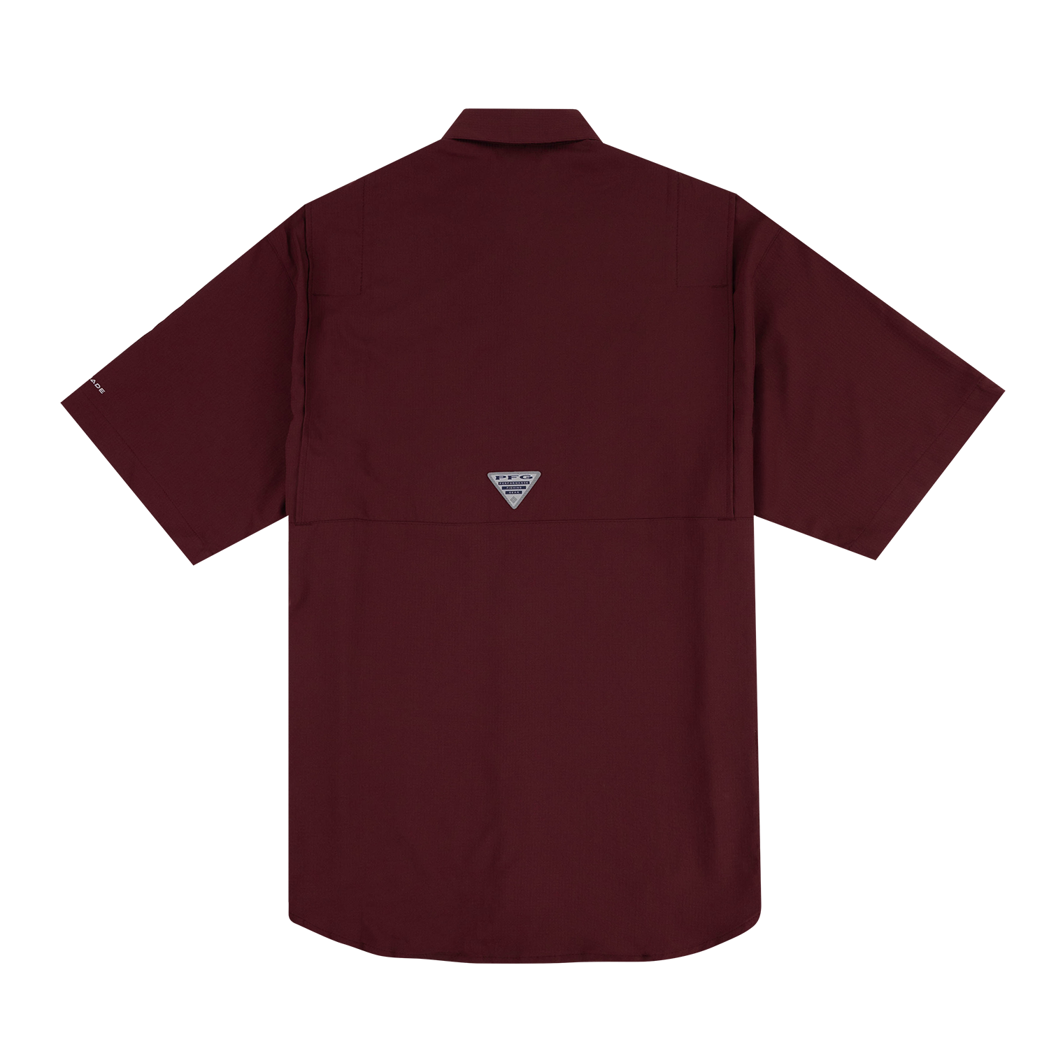 Texas A&M Columbia Tamiami Short Sleeve Maroon Fishing Shirt