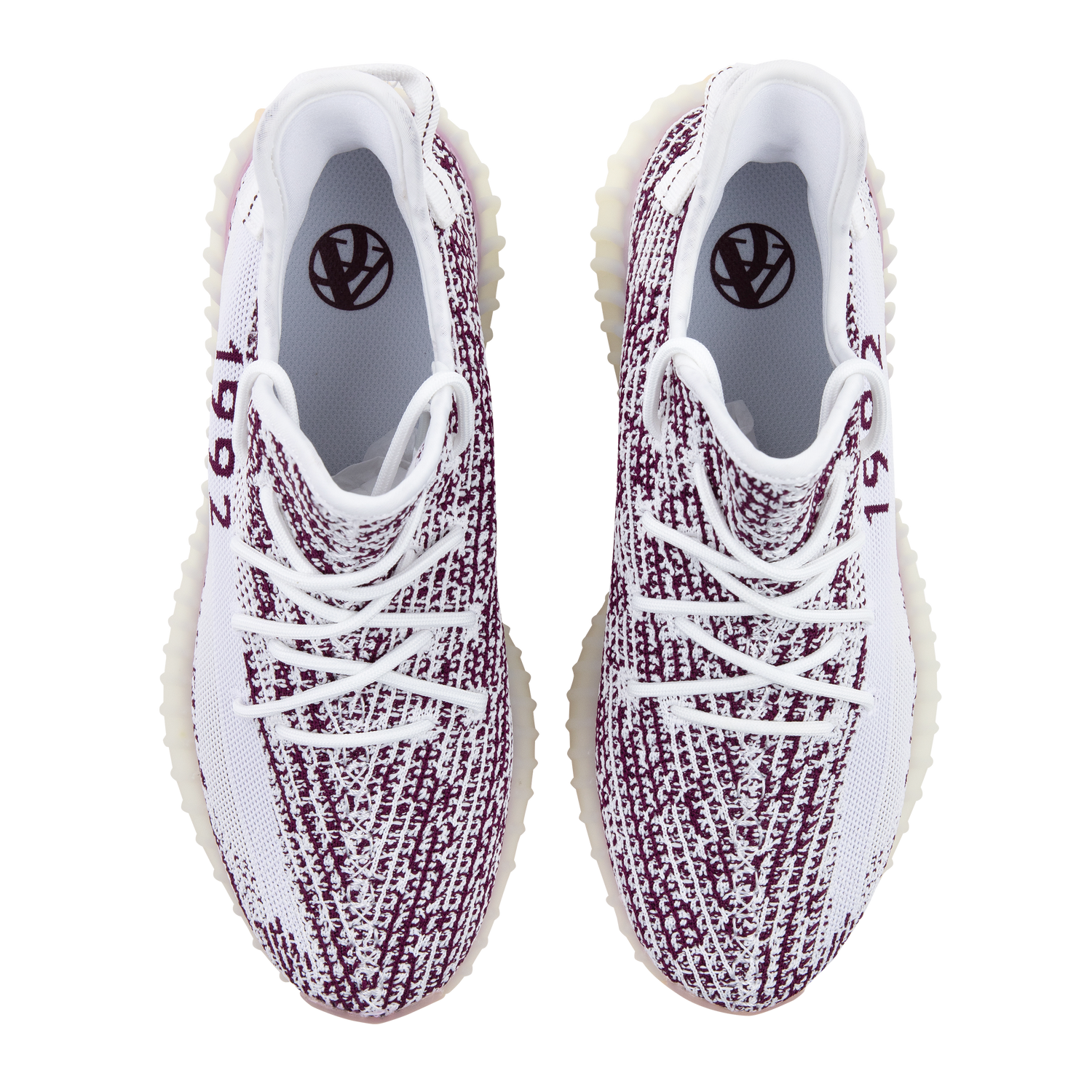 1992 Tennis Shoes 5 Maroon White