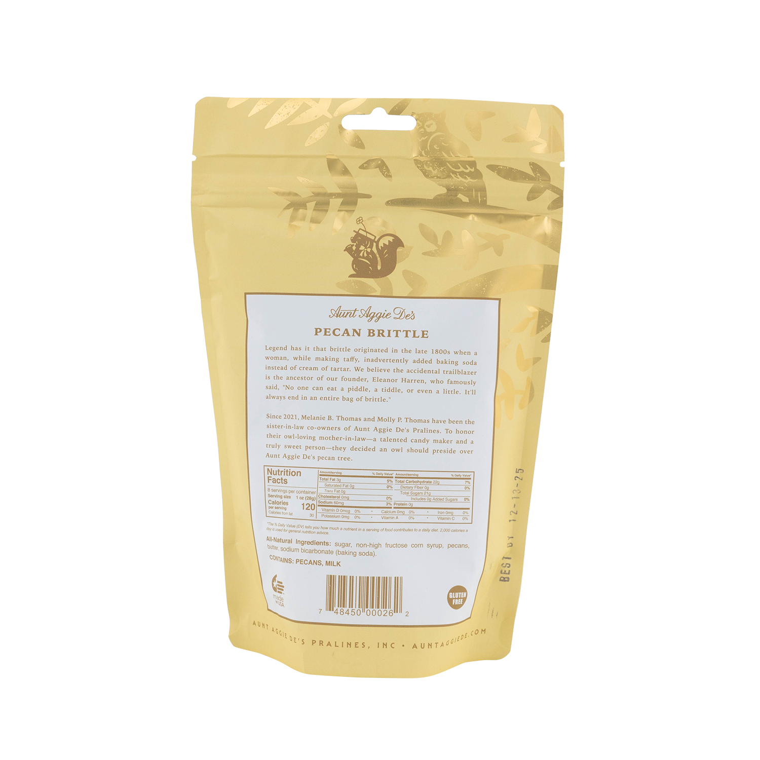 Aunt Aggie De'S Pecan Brittle