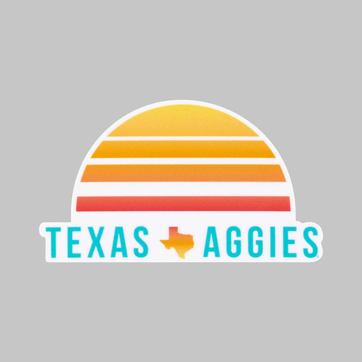 Texas Aggies Sunset Dizzler Sticker