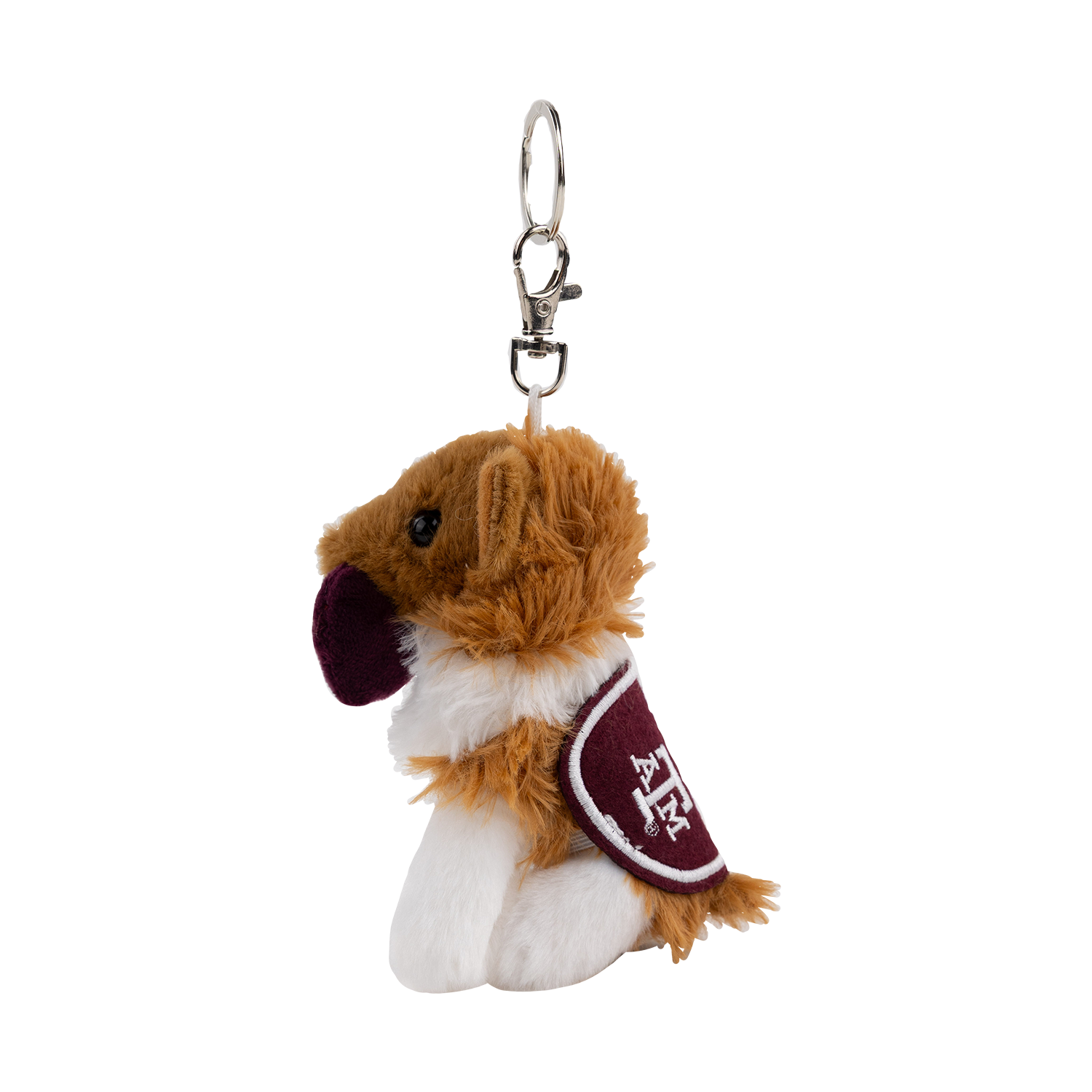Texas A&M Reveille Heart Keychain