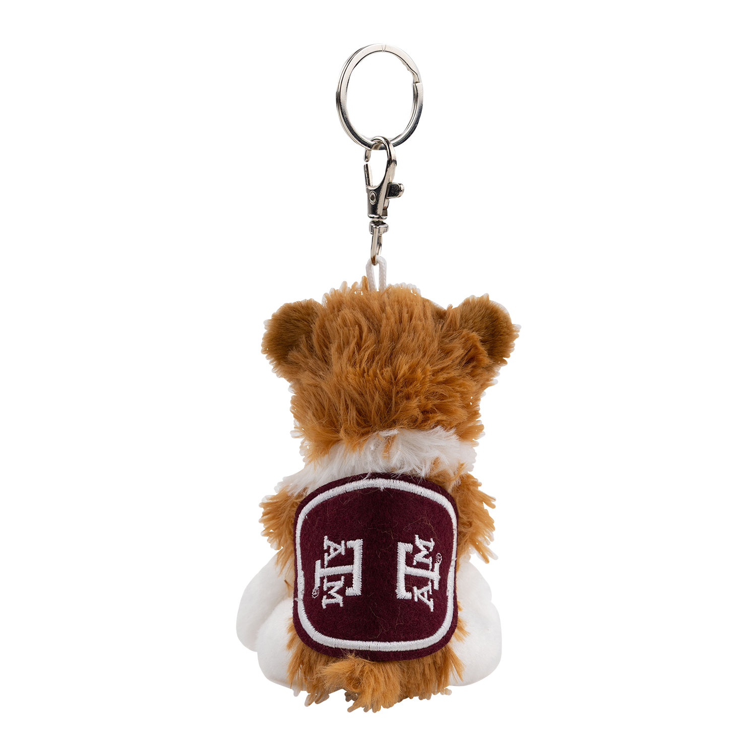 Texas A&M Reveille Heart Keychain