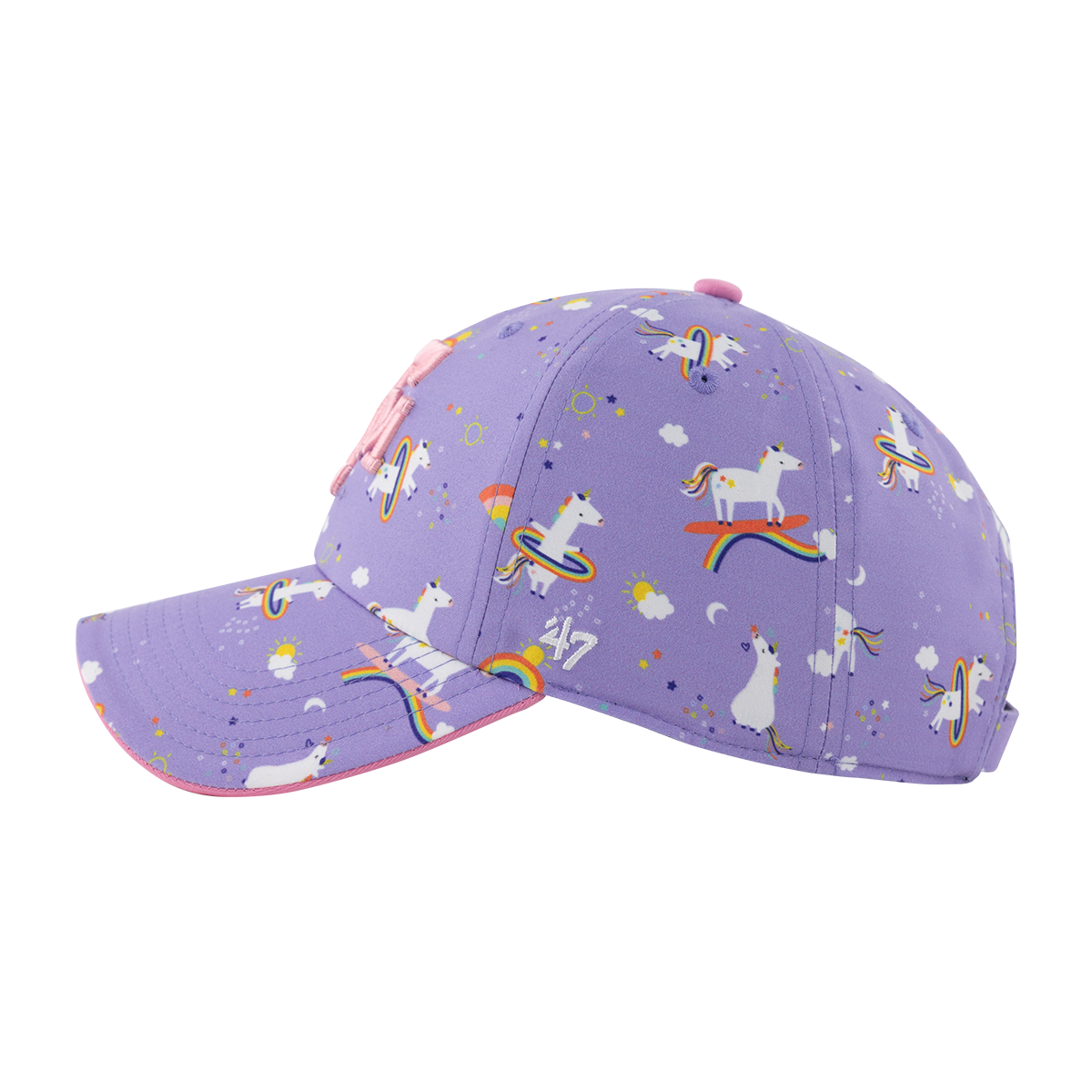 Texas A&M '47 Brand Lavender Unicorn Youth Clean Up Cap