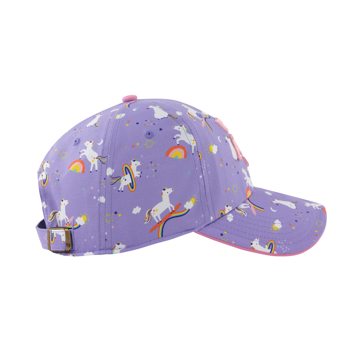 Texas A&M '47 Brand Lavender Unicorn Youth Clean Up Cap
