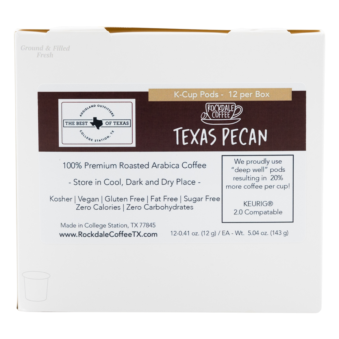 Rockdale Texas Pecan K-Cups