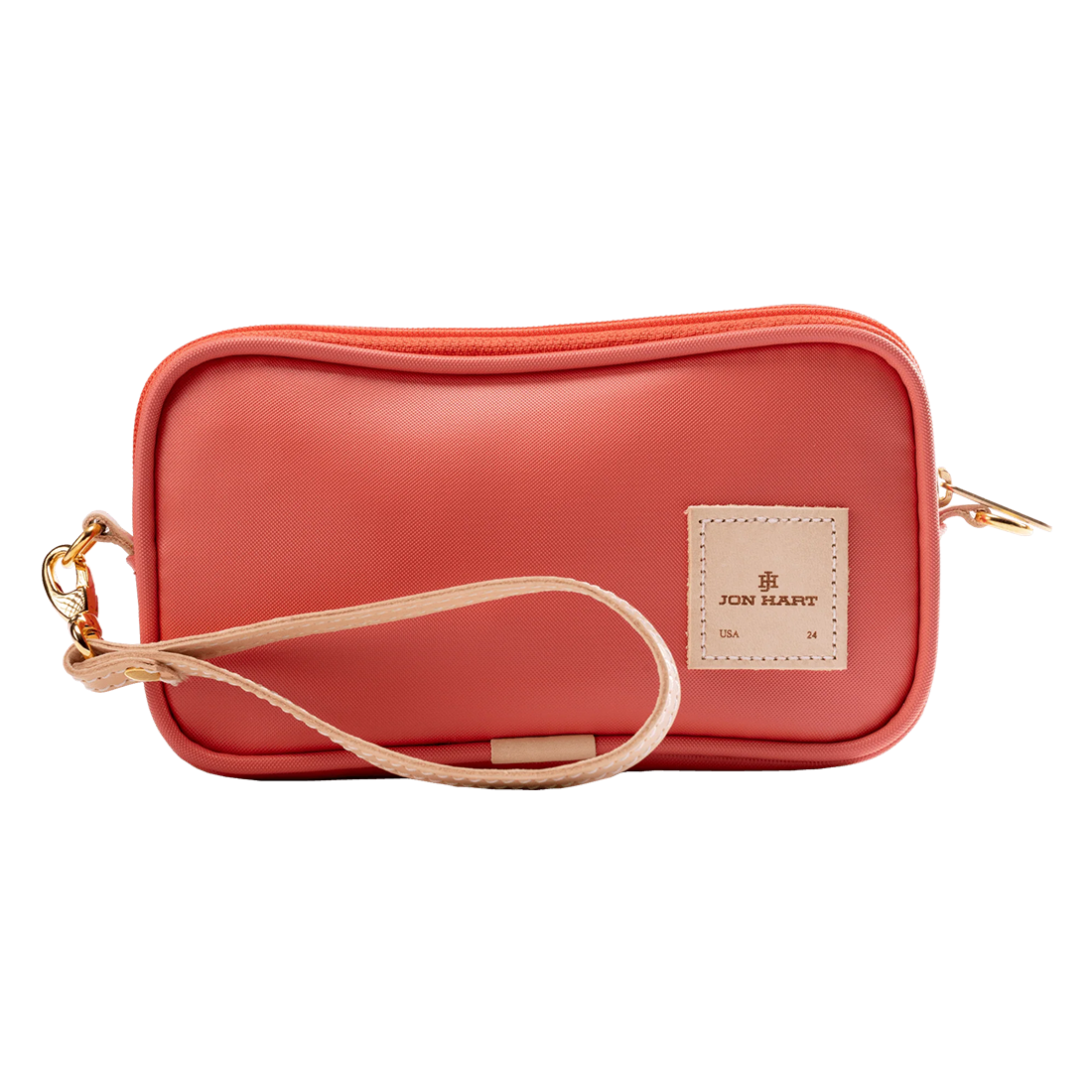 Jon Hart Coated Canvas Wristlet