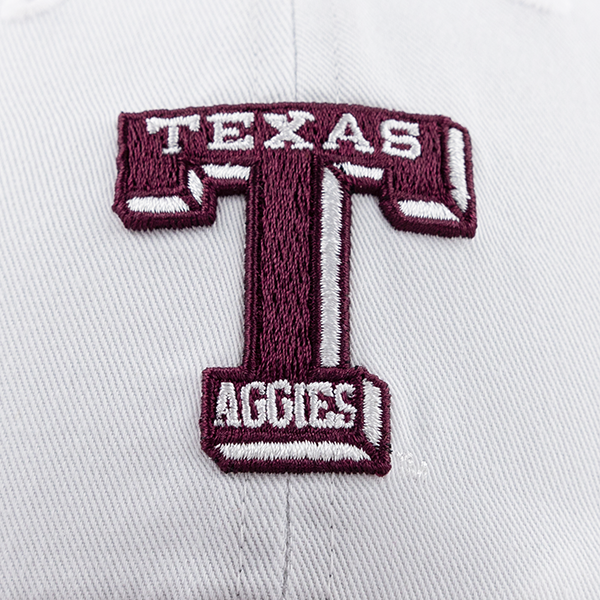 Texas A&M Adidas Block T Slouch Block Cap