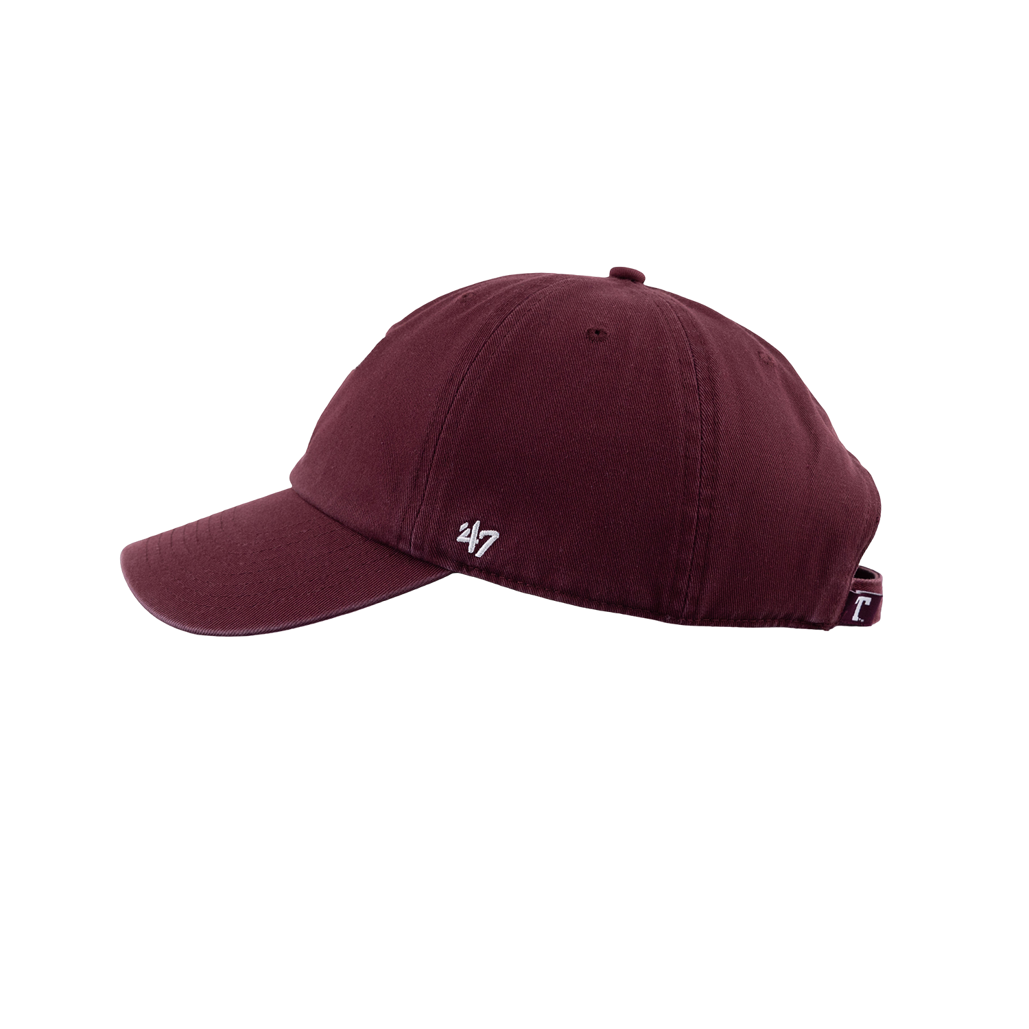 Texas A&M Maroon Block T Clean Up Hat