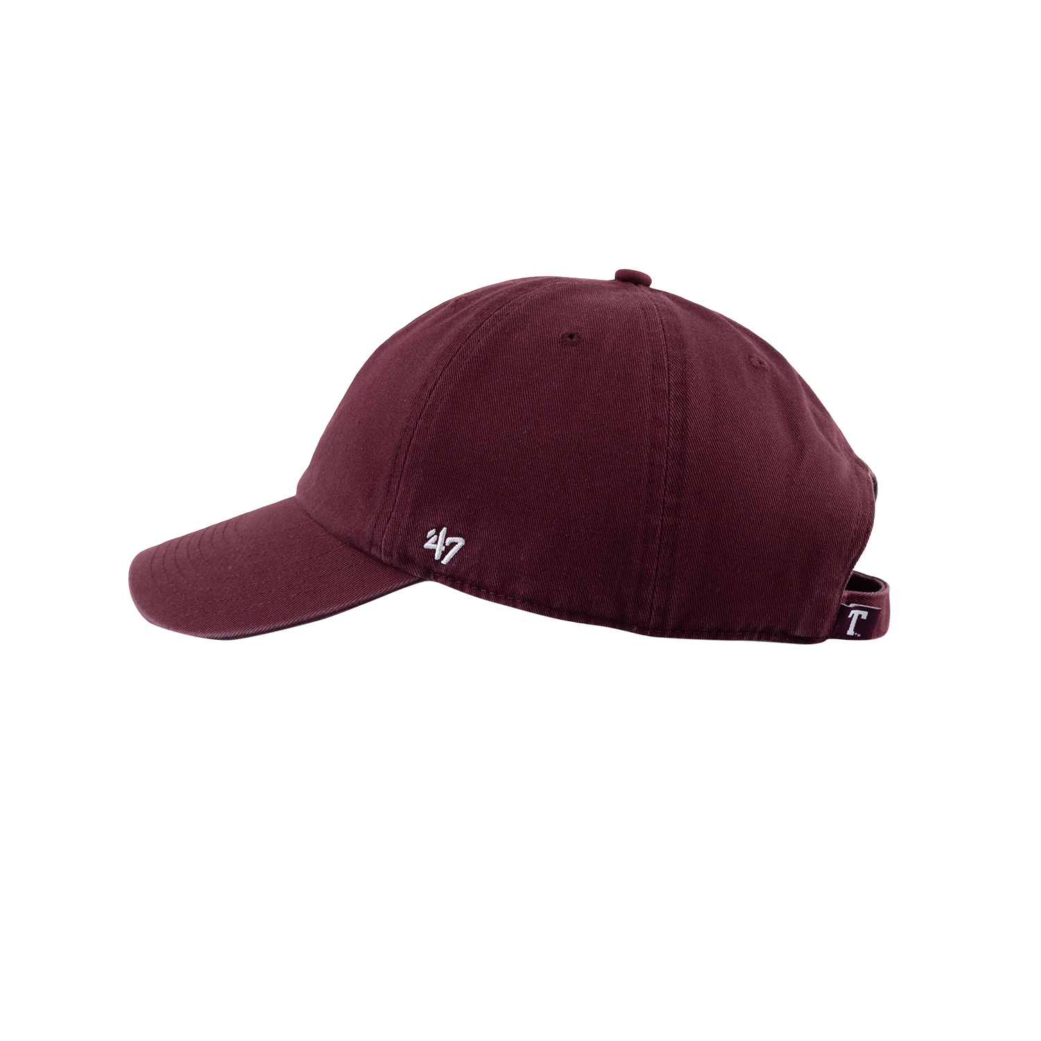 Texas A&M Maroon Block T Clean Up Hat