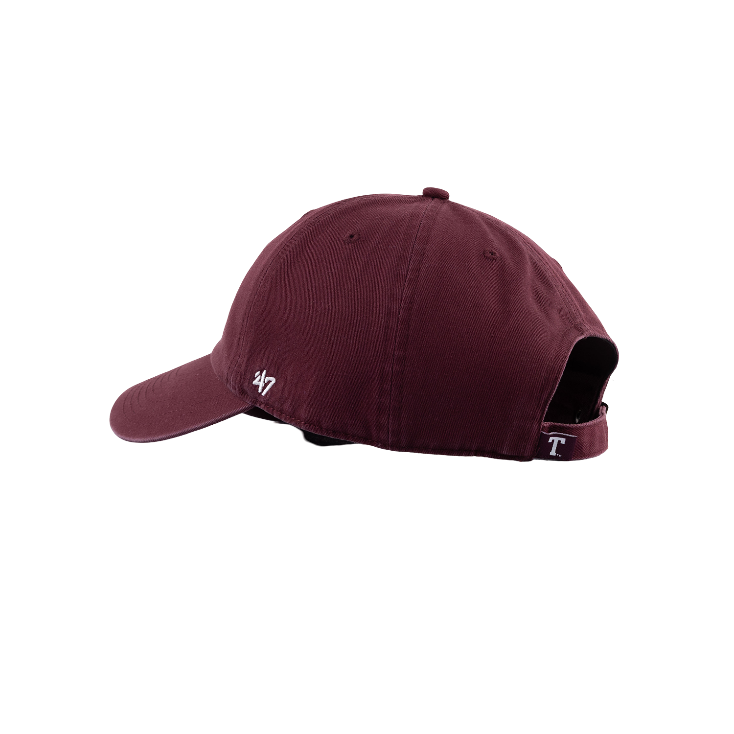 Texas A&M Maroon Block T Clean Up Hat