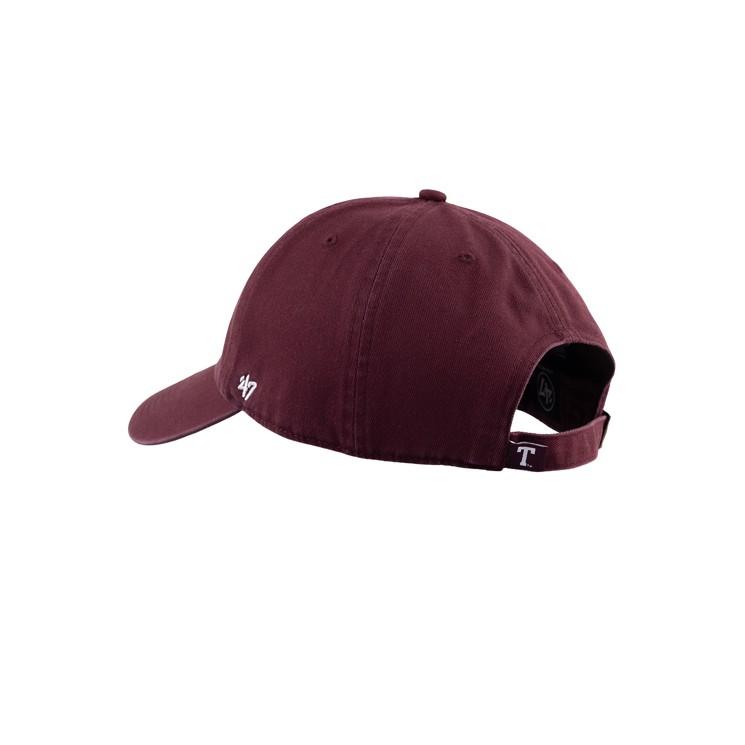 Texas A&M Maroon Block T Clean Up Hat