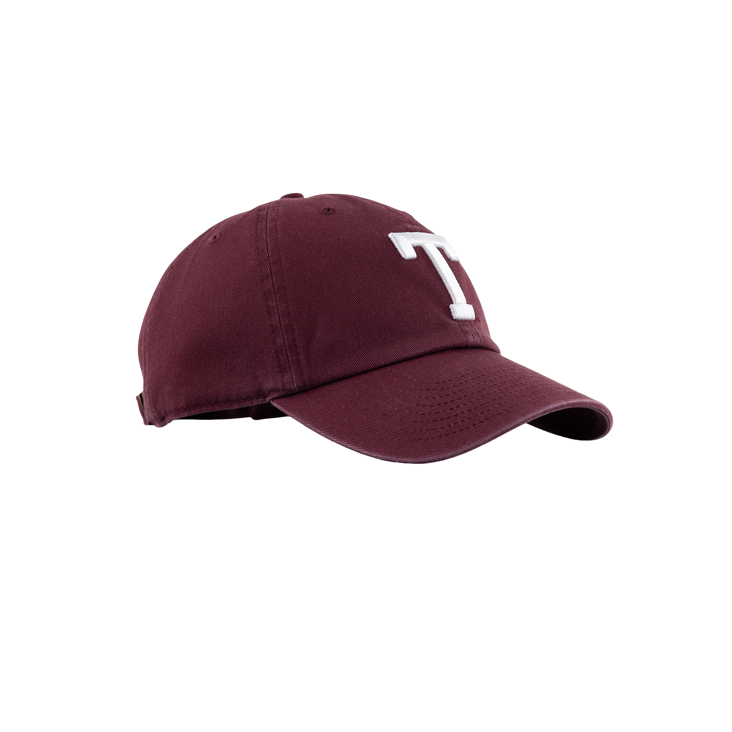 Texas A&M Maroon Block T Clean Up Hat