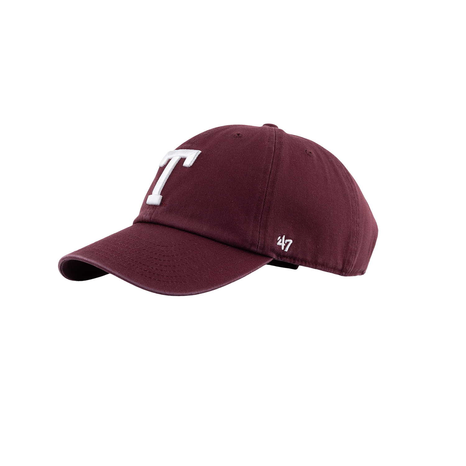 Texas A&M Maroon Block T Clean Up Hat