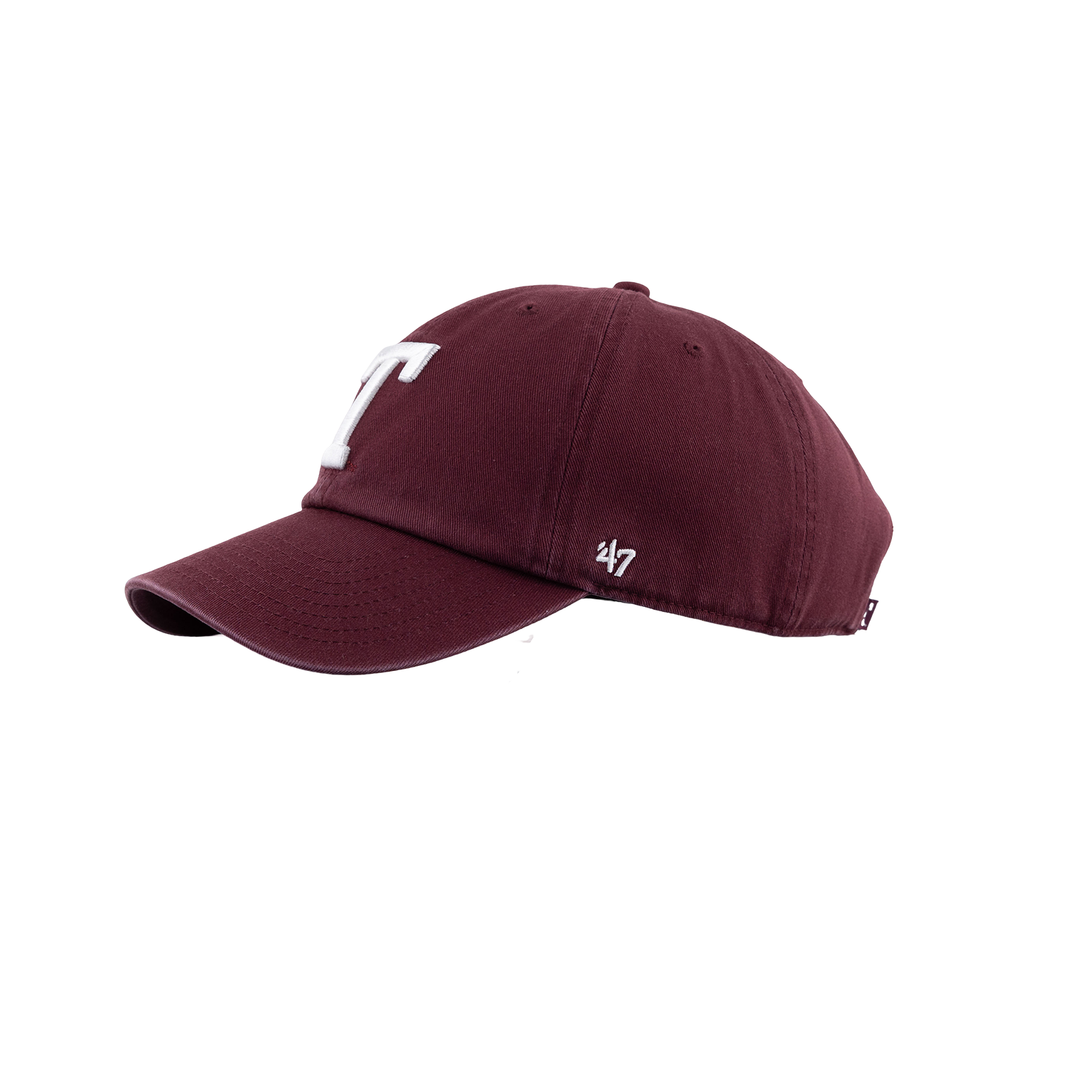 Texas A&M Maroon Block T Clean Up Hat