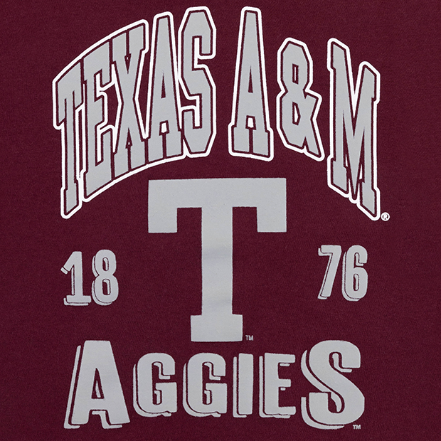 Texas A&M Retro Billboard Youth Maroon T-Shirt