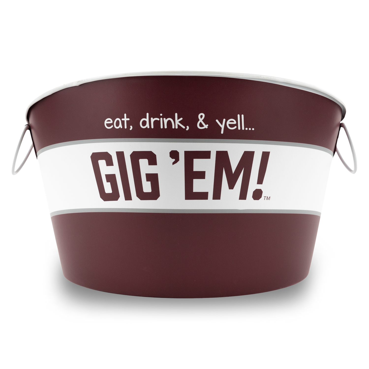 Texas A&M Metal Drink Tub