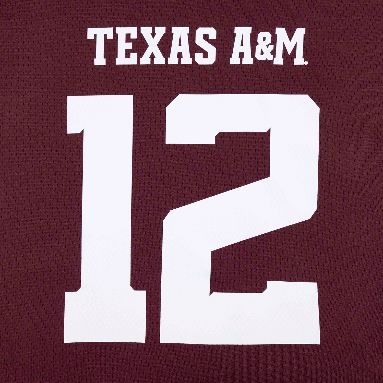 Texas A&M Adidas Football Home Football Jersey - Maroon