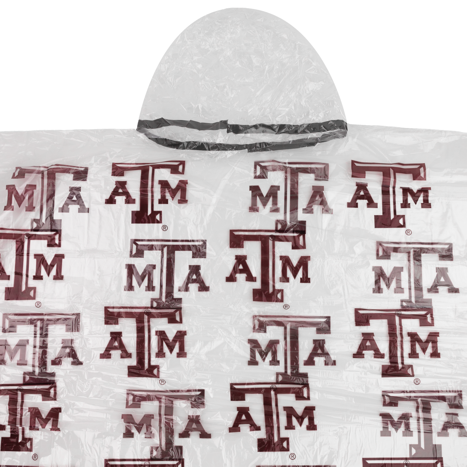 Texas A&M Lightweight Clear Rain Poncho