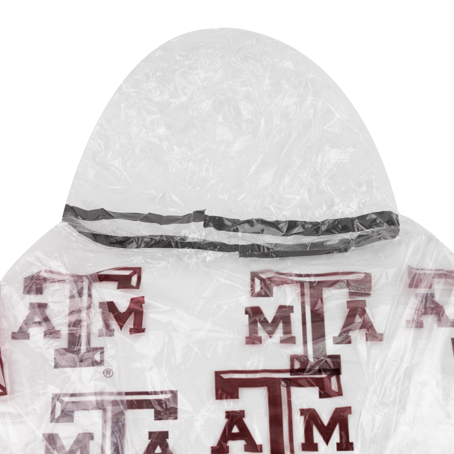 Texas A&M Lightweight Clear Rain Poncho