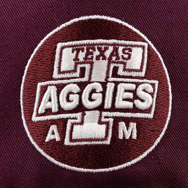 Texas A&M '47 Brand Aggies Circle Vault Structured Maroon Hat