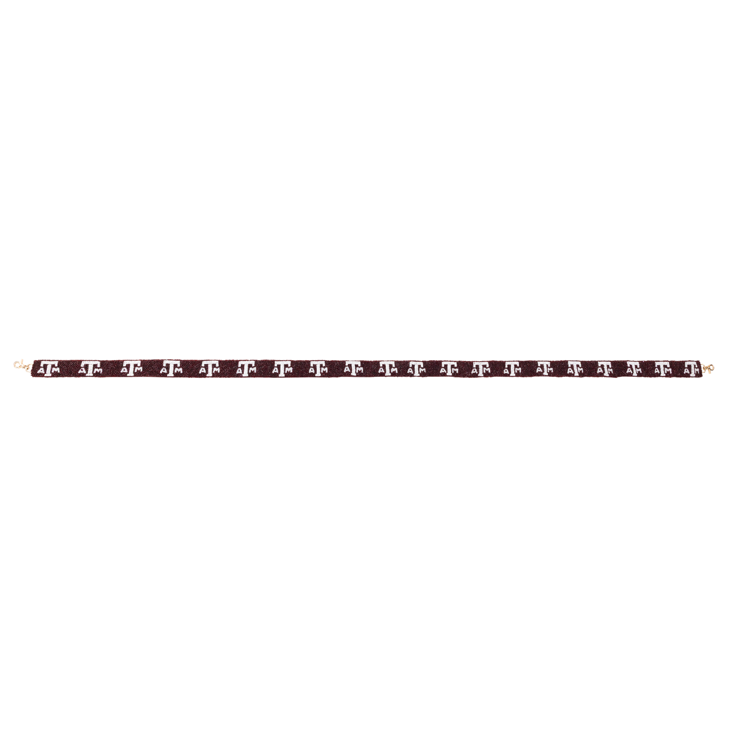 Texas A&M Block Beaded Purse Strap