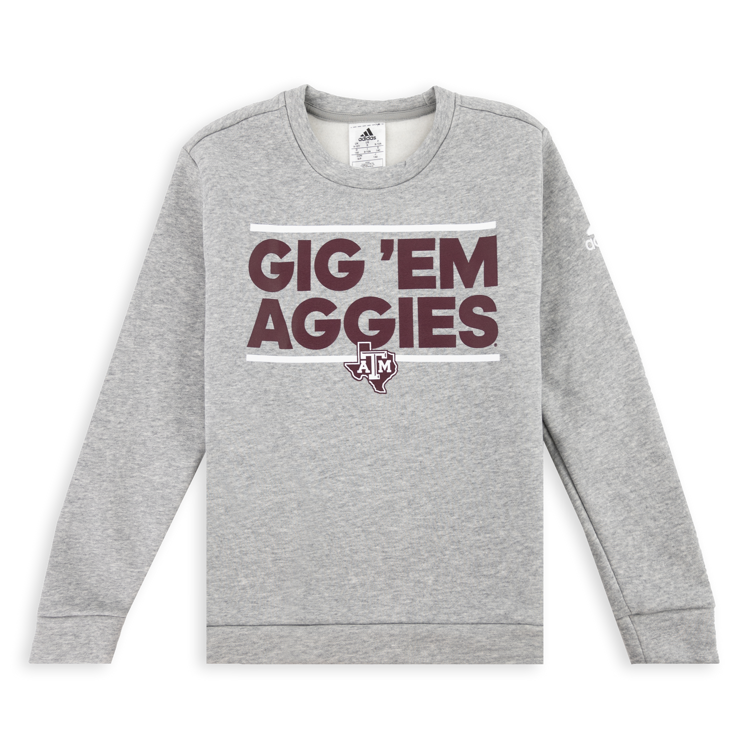 Texas A&M Youth Gig Em Aggies Fleece Crew