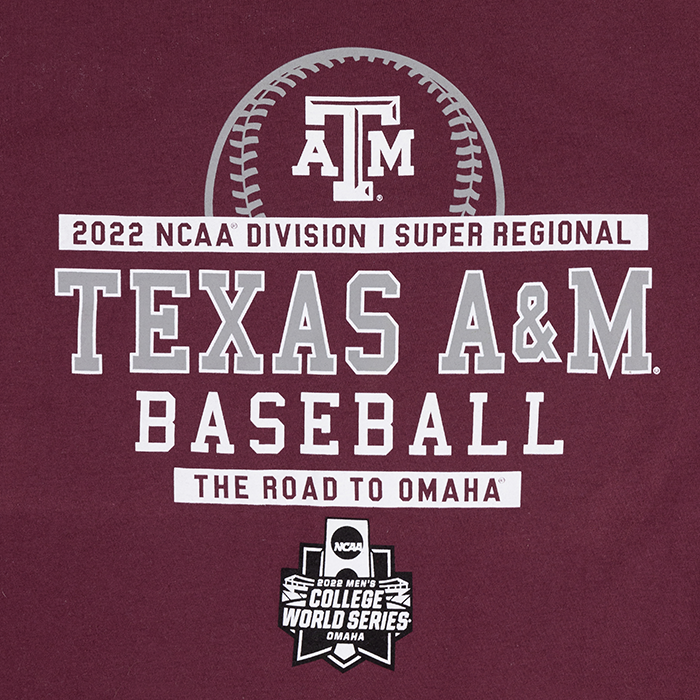 Texas A&M Super Regional 2022 Baseball T-Shirt