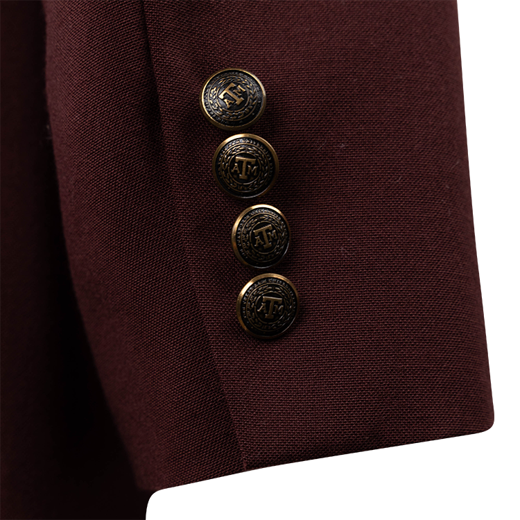 Texas A&M Logo Lining Men's Blazer - Maroon