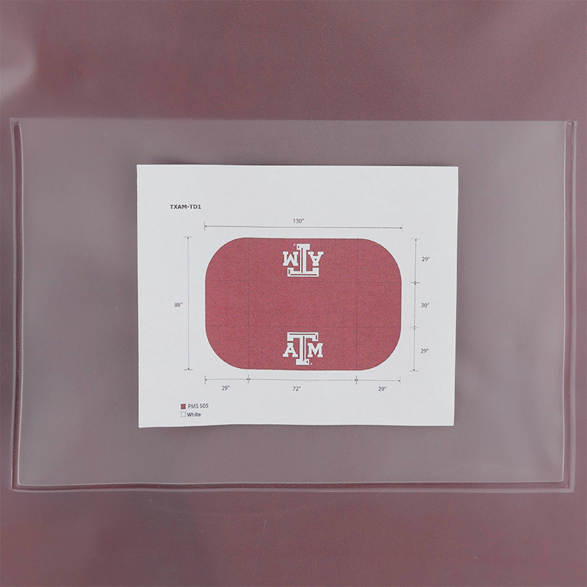 Texas A&M Loose Fit Table Cover 6Ft