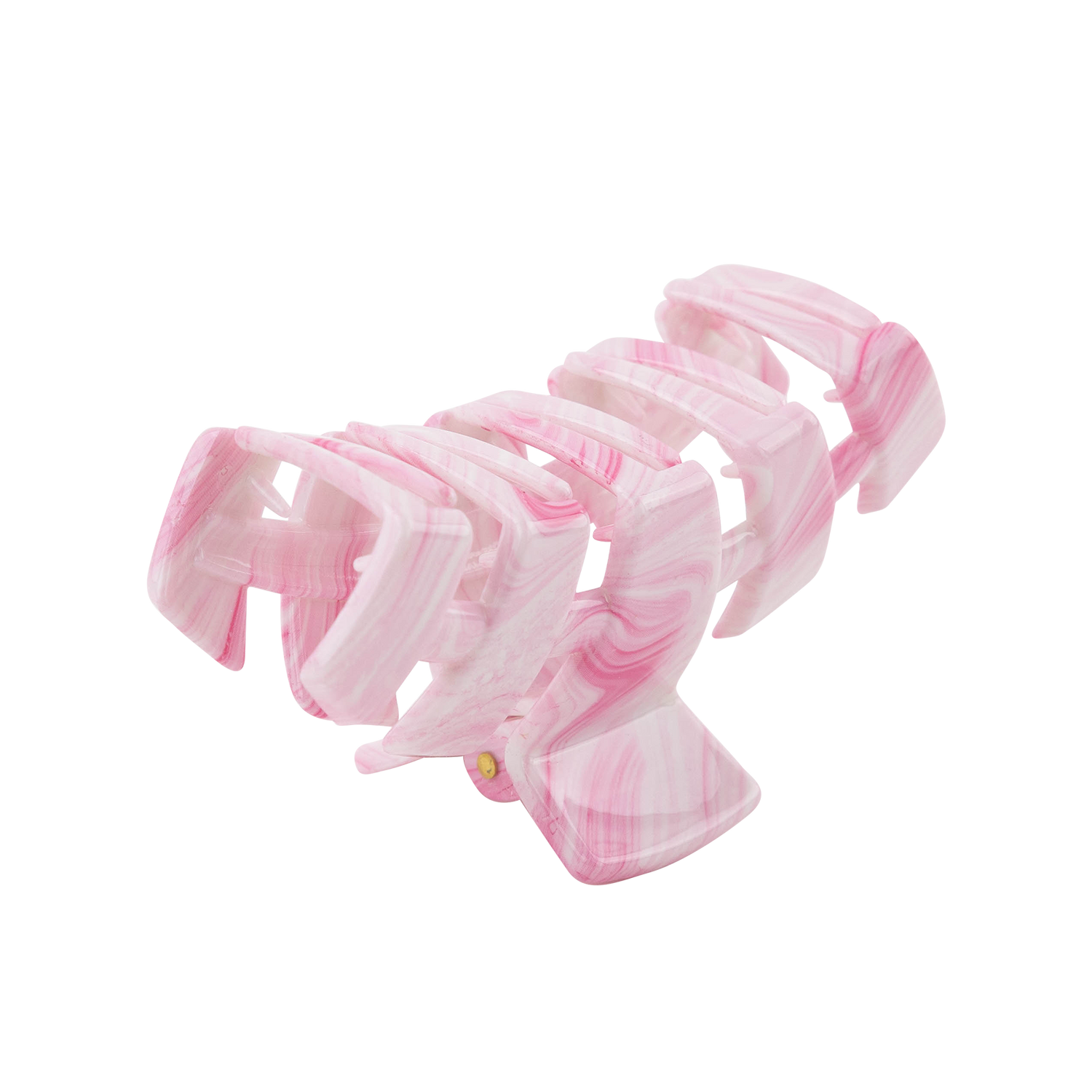 Teleties Iridescent Medium Hair Clip - Pink