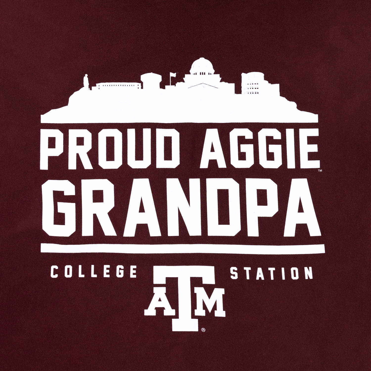 Texas A&M Skyline Grandpa T-Shirt