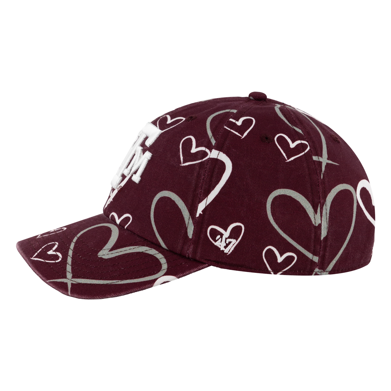 Texas A&M Youth Adore Heart Clean Up Hat