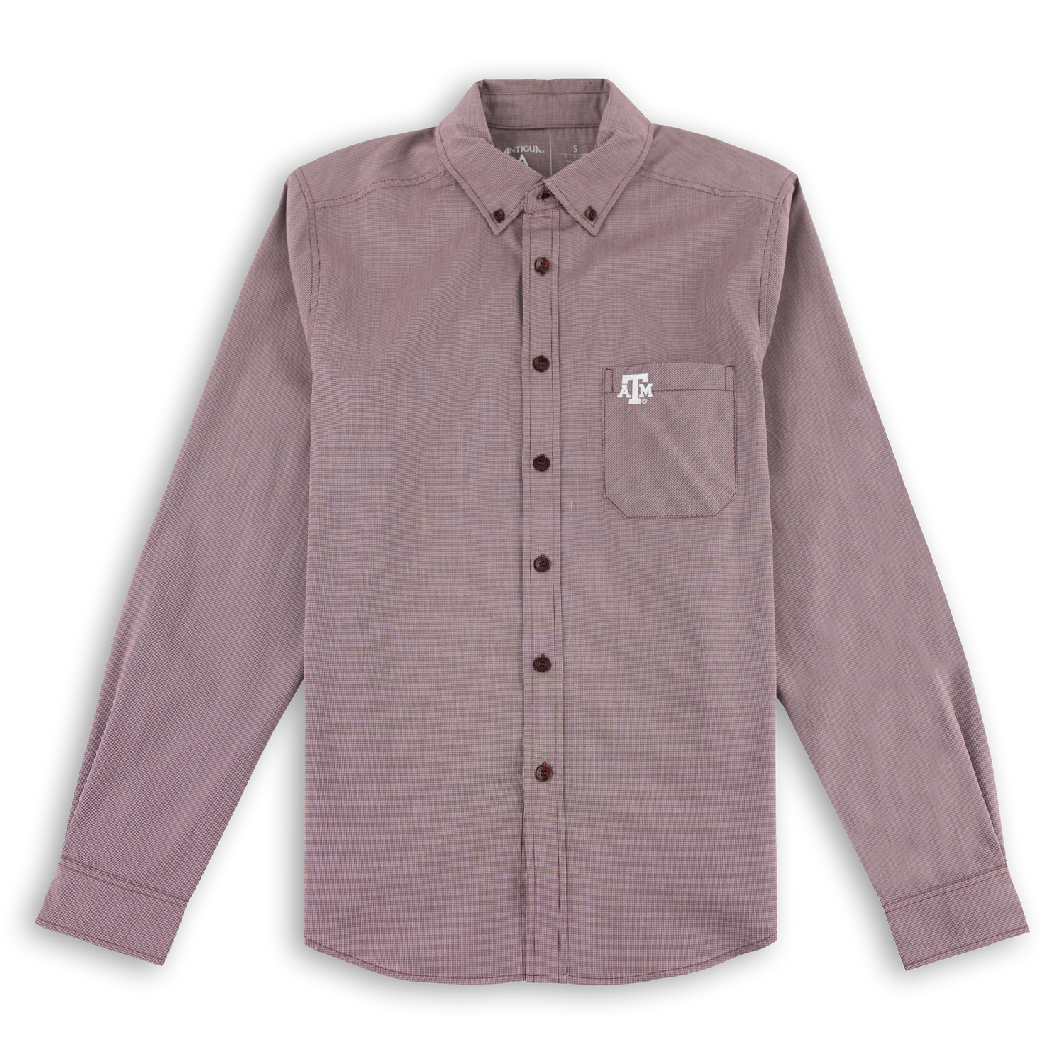 Texas A&M Compression Long Sleeve Button Down