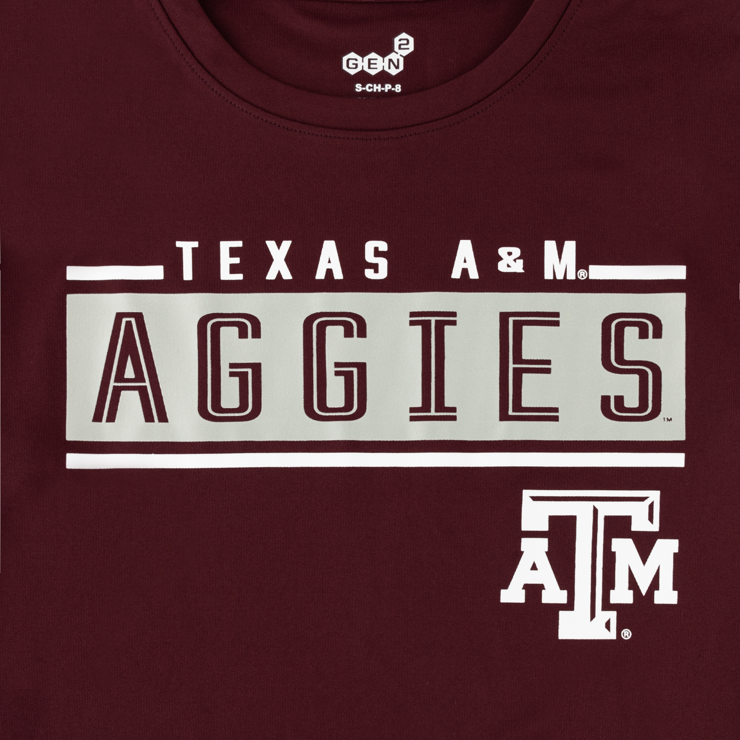 Texas A&M Aggies Youth Red Zone Poly Tee
