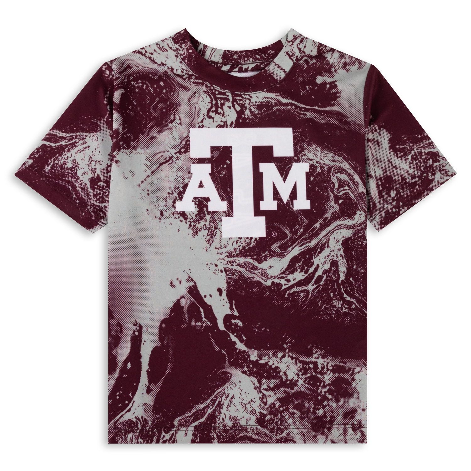 Texas A&M Kids In The Mix Poly Tee