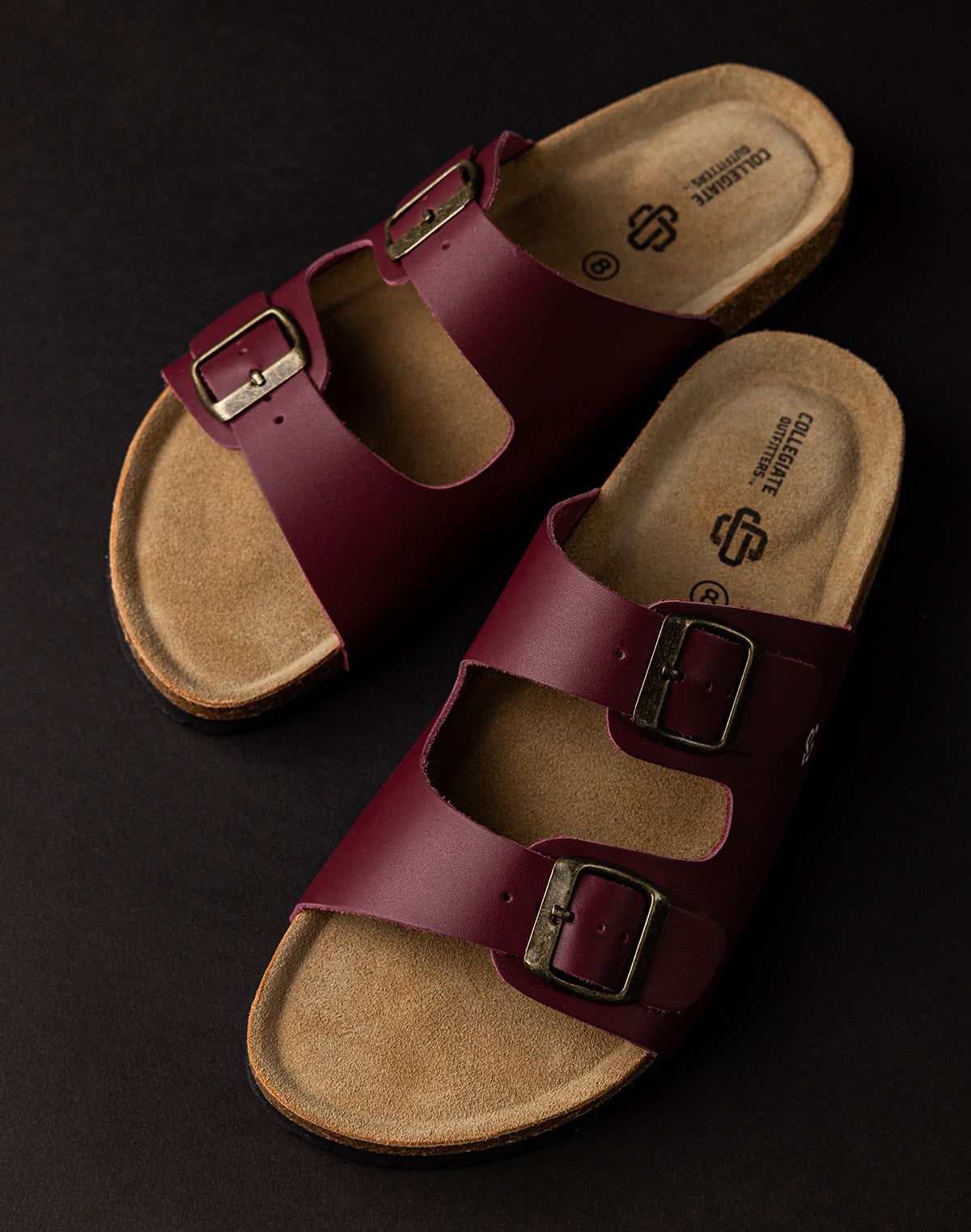 Collegiate Outfitters Maroon Sandals