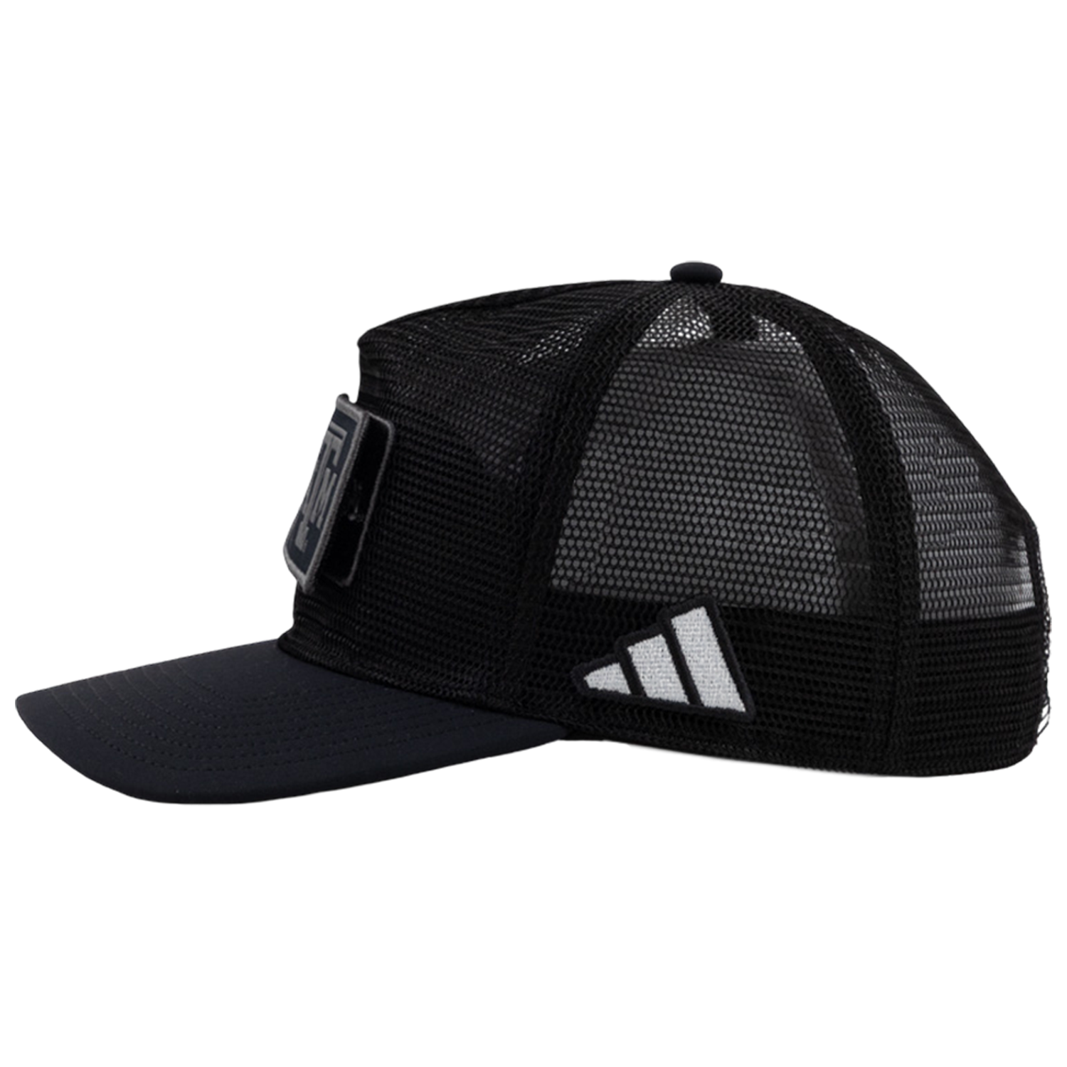 Texas A&M Adidas Mesh Velcro Patch Trucker - Black