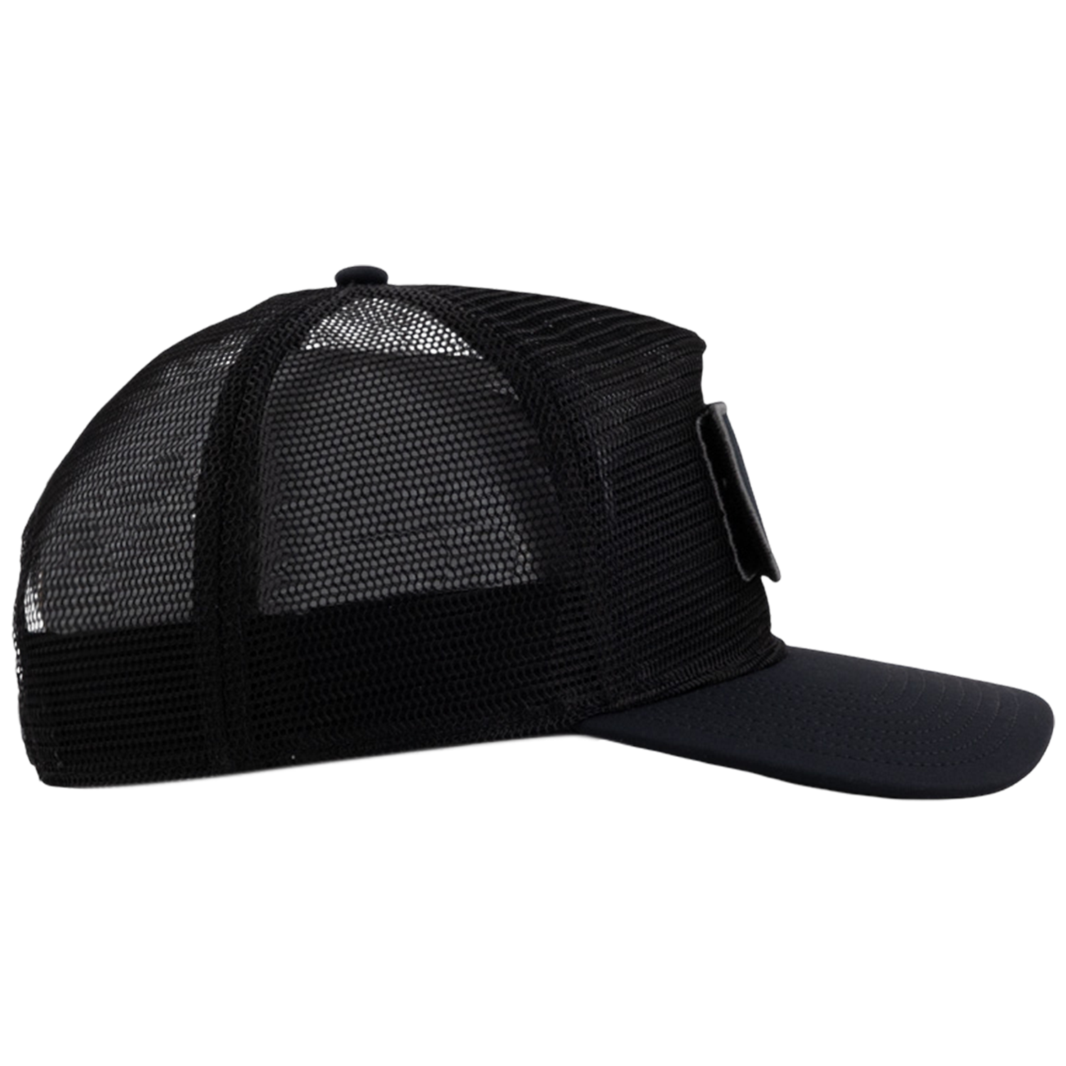 Texas A&M Adidas Mesh Velcro Patch Trucker - Black