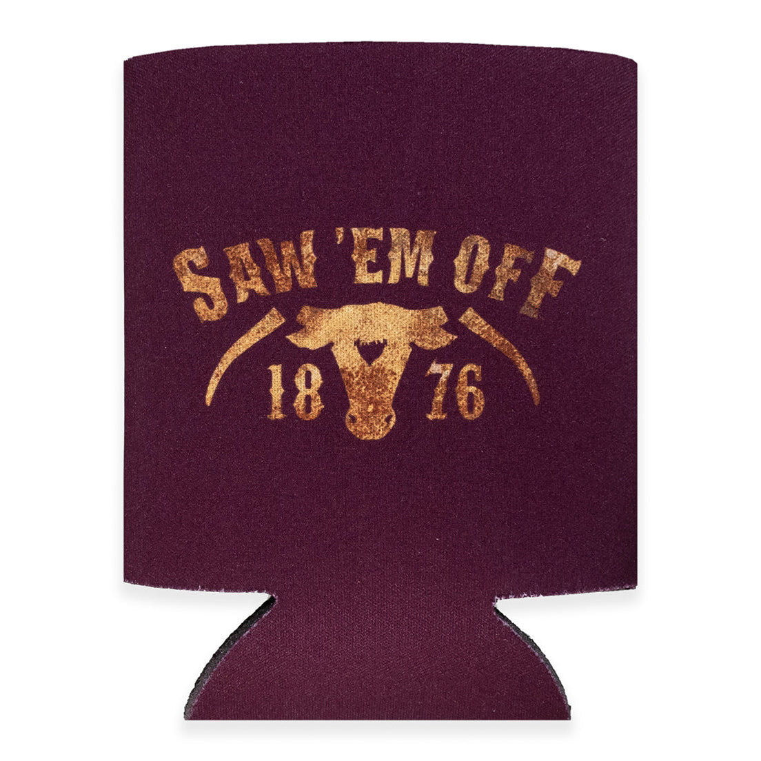 Saw 'Em Off Embossed Koozie