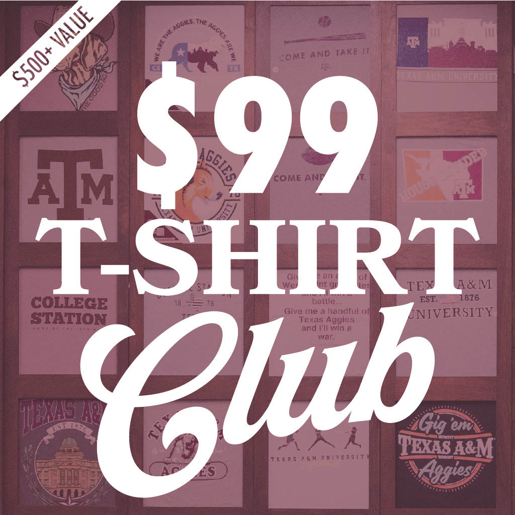 $99 T-Shirt Club Booklet (In-Store Pickup Only)