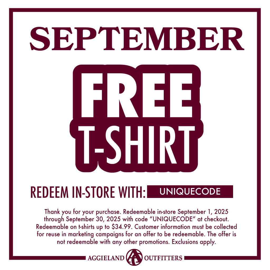 $99 T-Shirt Club Booklet (In-Store Pickup Only)