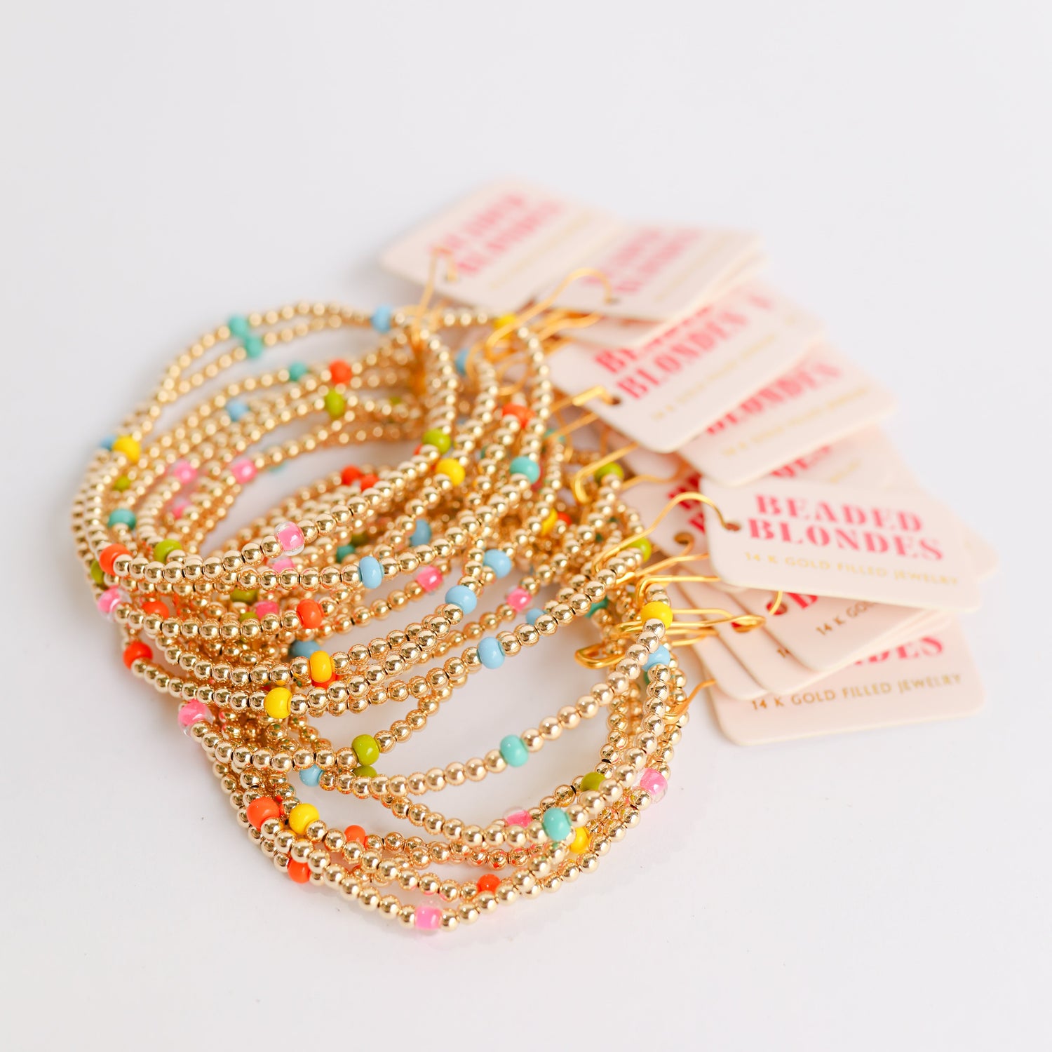 Beaded Blondes Confetti Poppi Bracelet