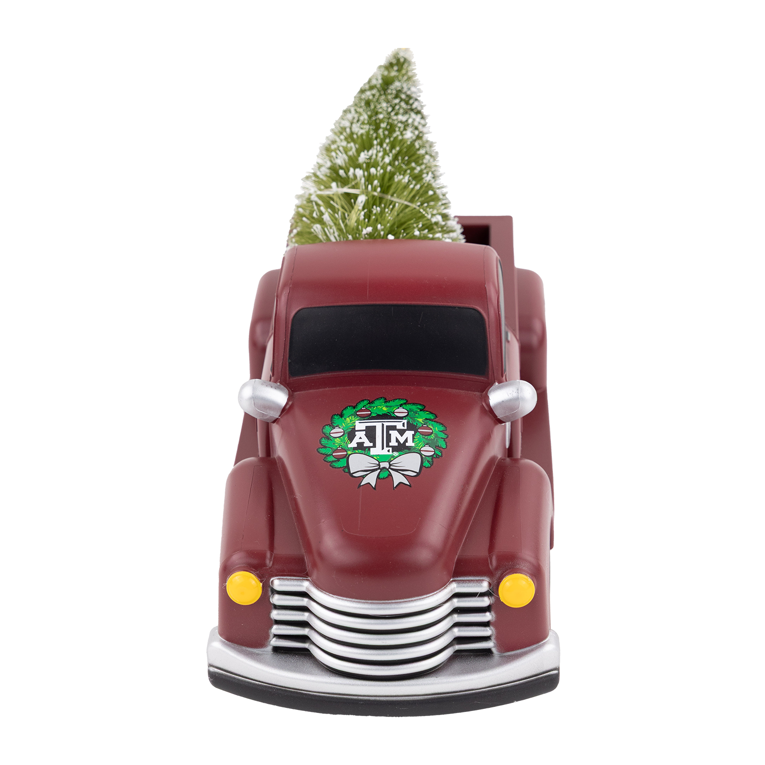 Texas A&M Light Up Holiday Rally Truck Figurine - Maroon
