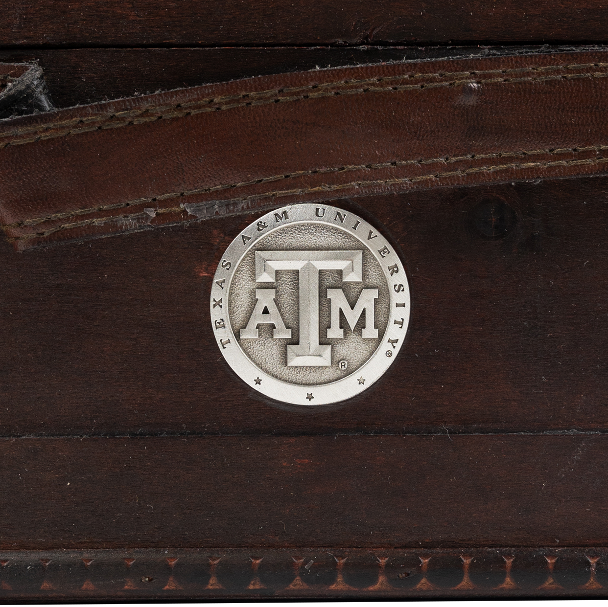Texas A&M Heritage Pewter Capitol Decanter Chest Set